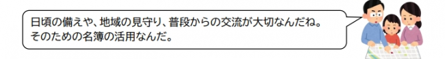 避難行動要支援者名簿チラシ