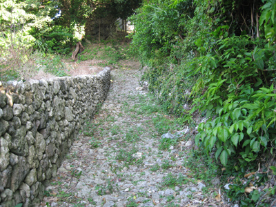 棚原の石畳道